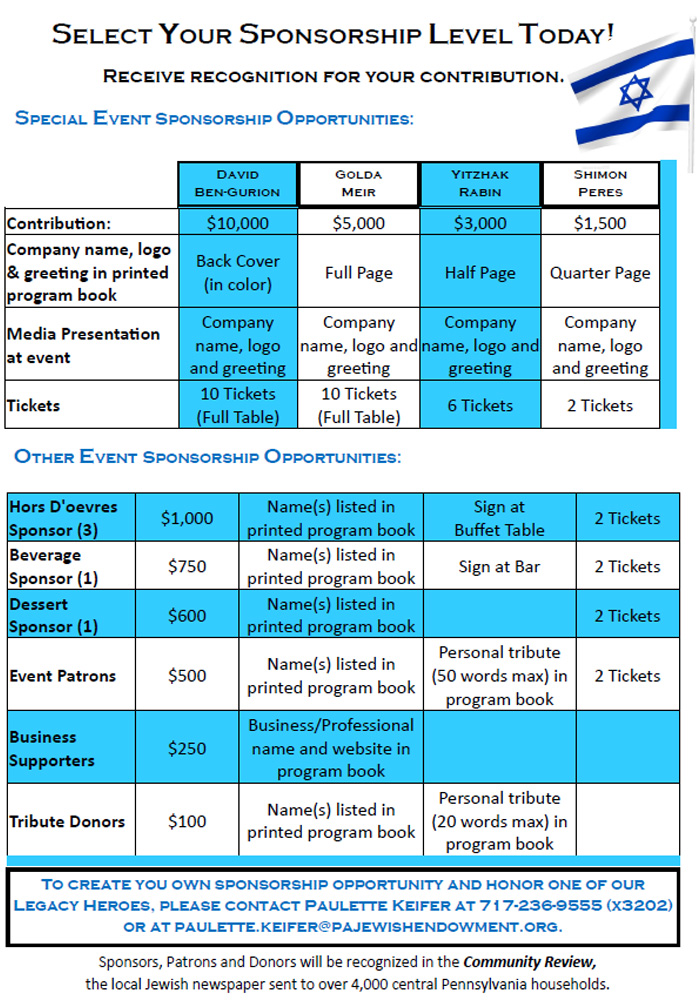 sponsorship opportunities