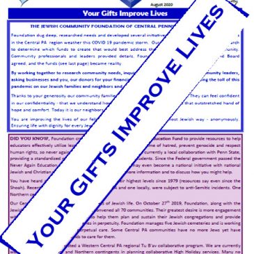 Your Gifts Improve Lives